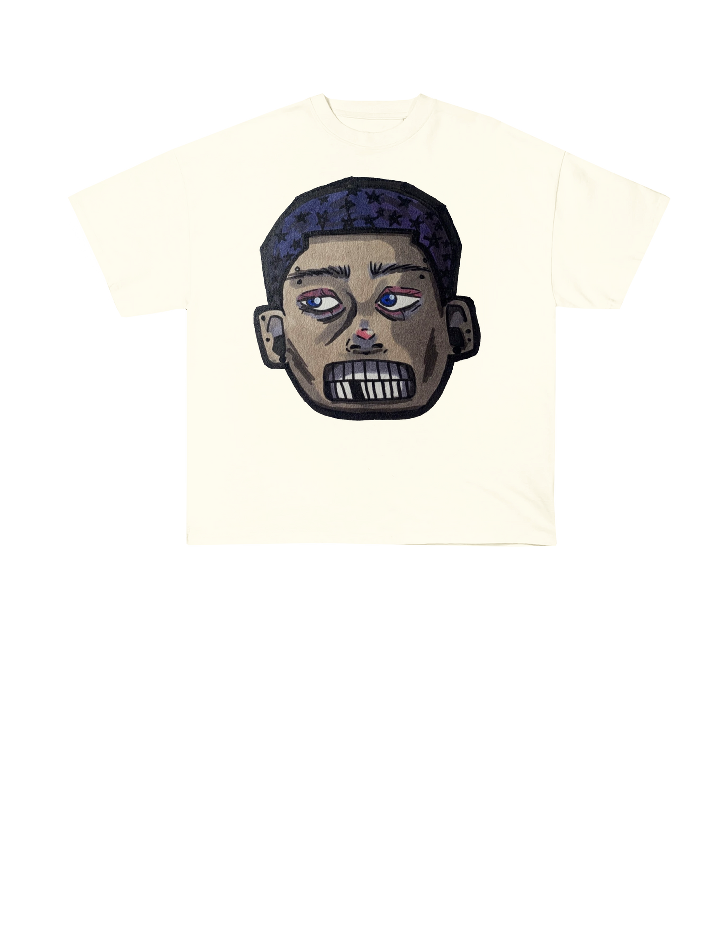 "DA DOWNFALL" CREAM TEE